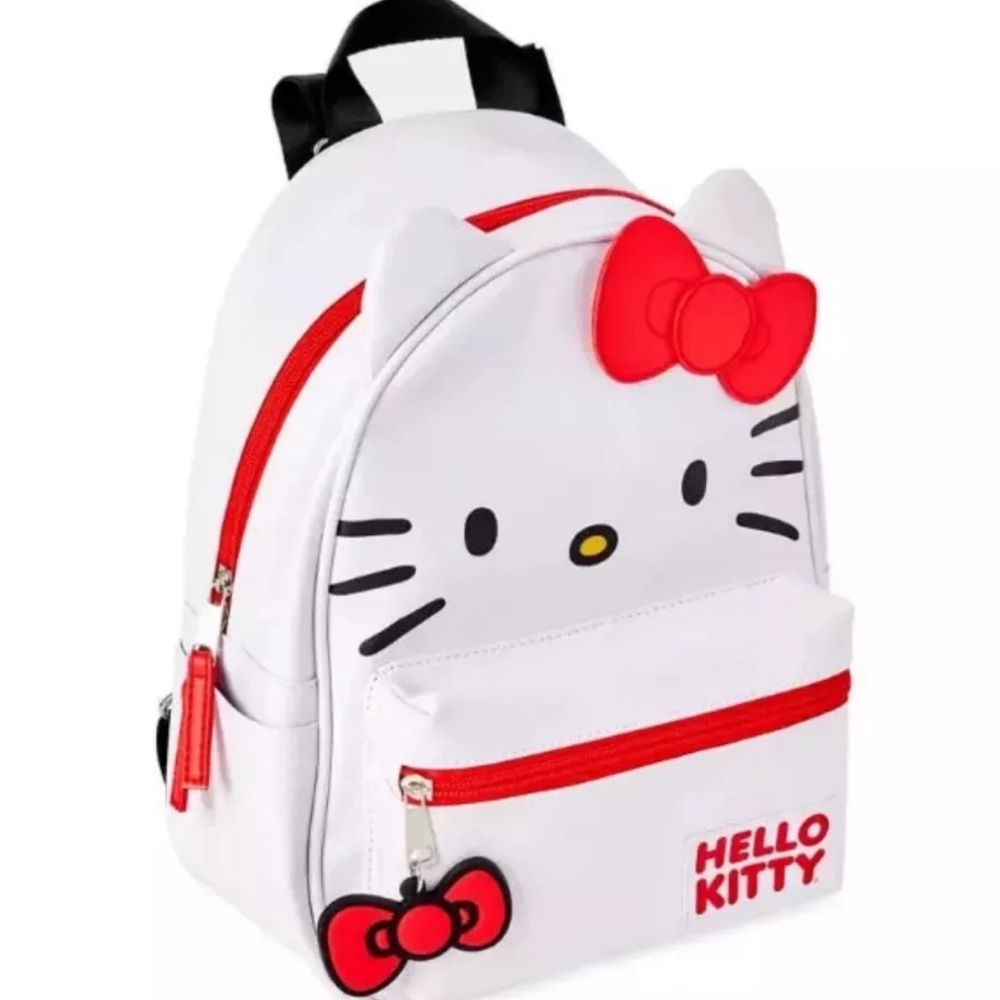 Hello Kitty White and Red Kids Backpack